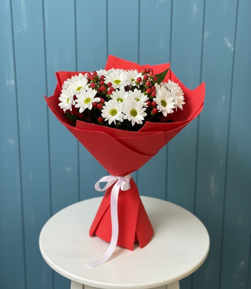 Букет цветов из: Хризантемы в Яреге