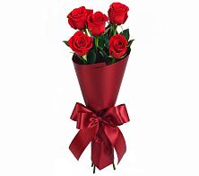 Букет 5 Красных роз Эдлесс Лав в Яреге