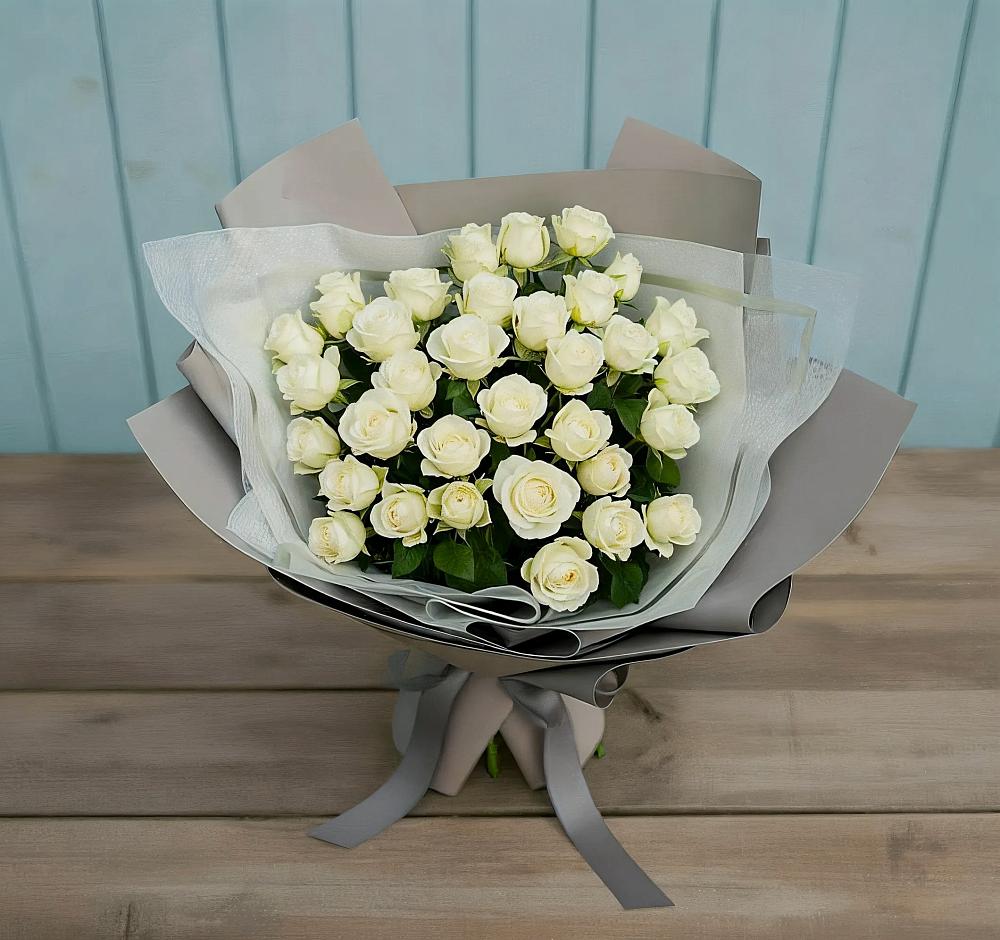 Букет Белоснежная нежность в Яреге