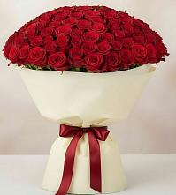 Букет 101 Красная роза Милано в Яреге
