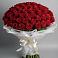 Букет 101 Красная роза Блэк Мэджик в Яреге