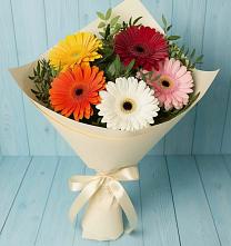 Букет цветов из:  Герберы #REPLACE_PRED# Яреге