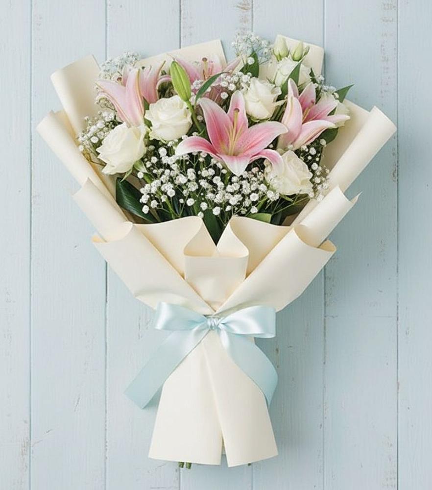 Букет цветов из: Лилии в Яреге