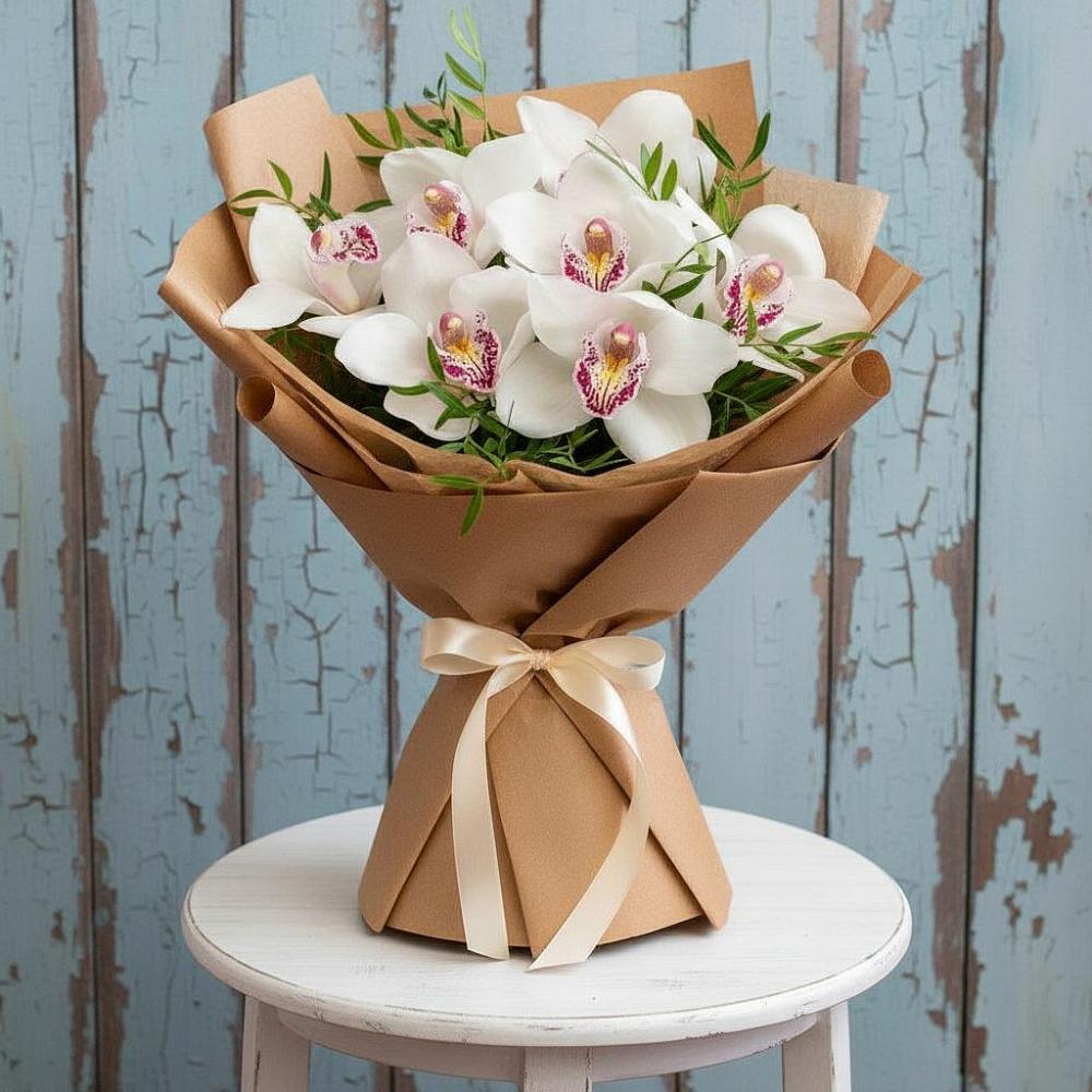 Букет цветов из: Орхидеи и Розы в Яреге