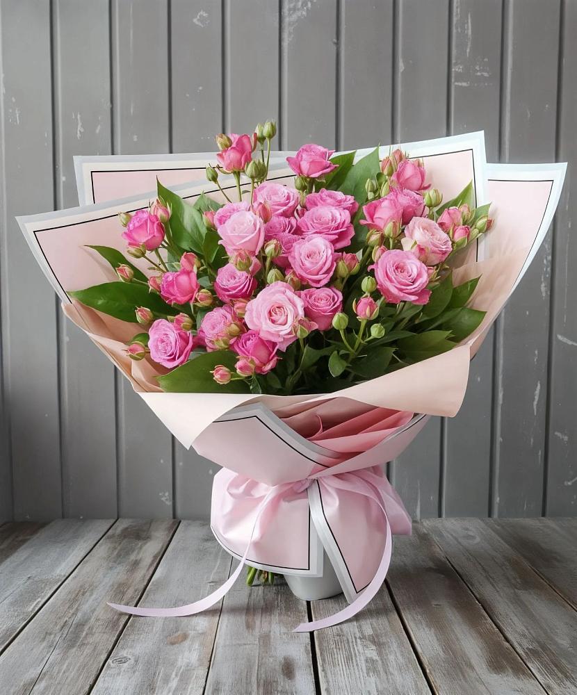Букет Розовый кустик в Яреге