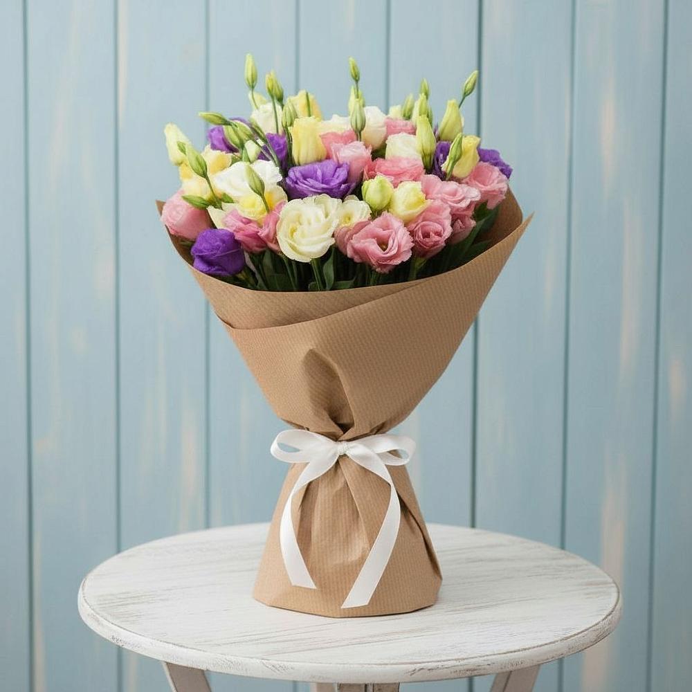 Букет цветов из: Лизиантусы в Яреге