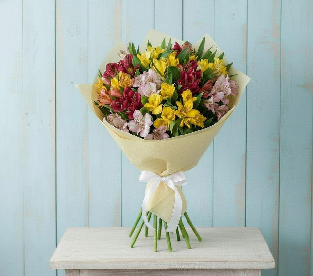 Букет цветов из: Альстромерии в Яреге