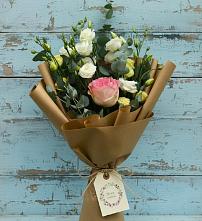 Букет цветов из:  Розы и Лизиантусы #REPLACE_PRED# Яреге