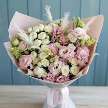 Букет цветов из:  Альстромерии и Розы в Яреге